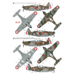 Techmod 32035 1/32 Morane Saulnier Ms 406c1 1940 French Fighter Aircraft Wet Decal Wwii