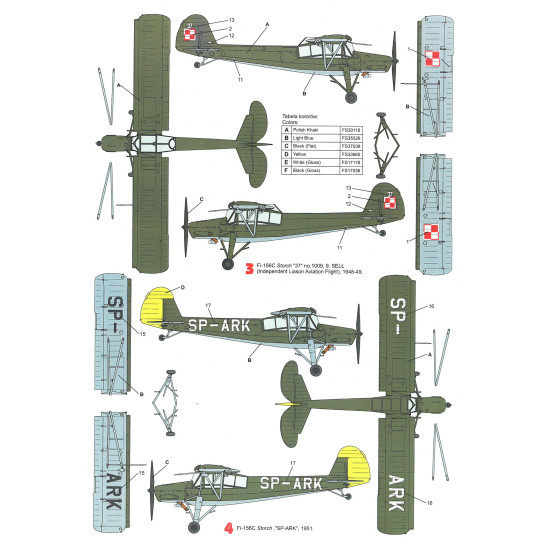 Techmod 32036 1/32 Fieseler Fi 156c Storch German Liaison Aircraft Wet Decal W/Mask