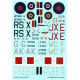 Techmod 32054 1/32 Hawker Hurricane Iic British Fighter Wet Decal Wwii