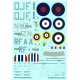 Techmod 32056 1/32 Spitfire Mk I/Iib Fighter Wet Decal Wwii England 1940-41