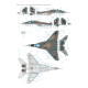 Techmod 32058 1/32 Mig-29a/G/Ub Fighter Aircraft Polish Wet Decal