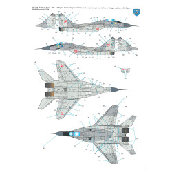 Techmod 32058 1/32 Mig-29a/G/Ub Fighter Aircraft Polish Wet Decal