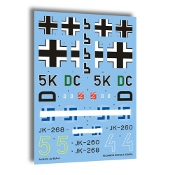 Techmod 32061 1/32 Junkers Ju-88a-4 German Fighter Aircraft Wet Decal Wwii