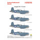 Techmod 32064 1/32 Corsair F4u-1 Birdcage Aircraft Wet Decal Wwii