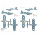 Techmod 32064 1/32 Corsair F4u-1 Birdcage Aircraft Wet Decal Wwii