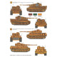 Techmod 35008 1/35 Pzkpfw Vi Tiger I Early Tank Wet Decal Wwii