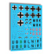 Techmod 48011 1/48 Messerschmitt Bf 110c German Fighter 1939-41 Wet Decal Wwii