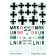 Techmod 48011 1/48 Messerschmitt Bf 110c German Fighter 1939-41 Wet Decal Wwii
