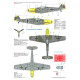 Techmod 48013 1/48 Messerschmitt Bf 109e-4 German Fighter 1940-41 Wet Decal Wwii