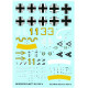 Techmod 48017 1/48 Messerschmitt Bf 109f-4 1942 Aircraft Wet Decal Wwii