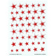 Techmod 48020 1/48 Red And White Stars With Outline Soviet Wet Decal Wwii