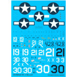 Techmod 48022 1/48 Grumman F6f-3 Hellcat 1944 Fighter Aircraft Wet Decal Wwii