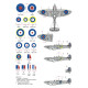 Techmod 48036 1/48 British National Insignias, Hawker Hurricane Wet Decal