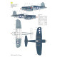 Techmod 48040 1/48 Vought F4u-1a Corsair 1944 Fighter Bomber Us Wet Decal Wwii