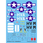 Techmod 48048 1/48 Republic P-47d Thunderbolt Us Fighter Aircraft Wet Decal Wwii