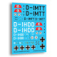 Techmod 48062 1/48 Messerschmitt Bf 108 Taifun Aircraft Wet Decal Wwii