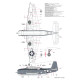 Techmod 48069 1/48 Grumman Tbm-1c Avenger Us Torpedo Bomber Aircraft Wet Decal