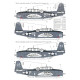 Techmod 48069 1/48 Grumman Tbm-1c Avenger Us Torpedo Bomber Aircraft Wet Decal