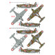 Techmod 48083 1/48 Morane-saulnier Ms-406c1 French Fighter Wet Decal Wwii W/Mask