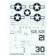 Techmod 72002 1/72 Grumman F6f-3 Hellcat Us Fighter 1944 Wet Decal Wwii