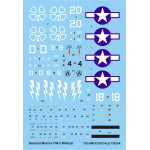 Techmod 72025 1/72 General Motors Fm-2 Wildcat 1944-45 Aircraft Wet Decal Wwii