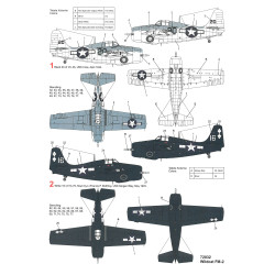 Techmod 72032 1/72 General Motors Fm-2 Wildcat Us Figher Aircraft Wet Decal Wwii