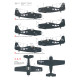 Techmod 72032 1/72 General Motors Fm-2 Wildcat Us Figher Aircraft Wet Decal Wwii