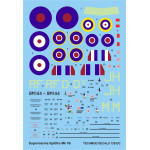 Techmod 72033 1/72 Supermarine Spitfire Mk Vb Polish Figher Aircraft Wet Decal