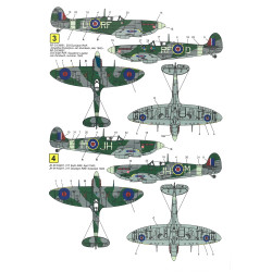 Techmod 72033 1/72 Supermarine Spitfire Mk Vb Polish Figher Aircraft Wet Decal