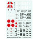 Techmod 72036 1/72 Messerschmitt Bf 108 Taifun Aircraft Wet Decal Wwii