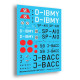 Techmod 72036 1/72 Messerschmitt Bf 108 Taifun Aircraft Wet Decal Wwii