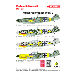 Techmod 72051 1/72 Messerschmitt Bf 109g-2 German Fighter Aircraft Wet Decal Ww2