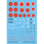 Techmod 72066 1/72 Mitsubishi A6m3 Zero Mod.22-321 943-44 Aircraft Wet Decal Ww2