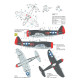 Techmod 72103 1/72 Republic P-47 D/M Thunderbolt 1944-45 Aircraft Wet Decal Wwii