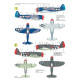 Techmod 72109 1/72 Republic P-47 D/M Thunderbolt 1945 Us Aircraft Wet Decal Wwii