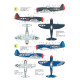 Techmod 72109 1/72 Republic P-47 D/M Thunderbolt 1945 Us Aircraft Wet Decal Wwii