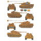 Techmod 72808 1/72 Pz Kpfw Vi Tiger Ausf E Tank Early Production Wet Decal 1943