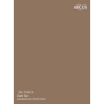 Arcus A599 Acrylic Paint Fs 30219 Dark Tan Saturated Color