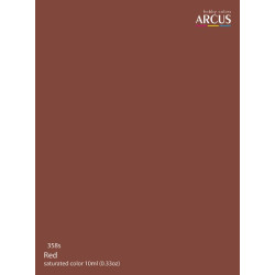 Arcus A358 Acrylic Paint Royal Air Force Red Saturated Color