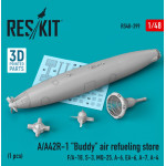 Reskit Rs48-0399 1/48 Aa42r1 Buddy Air Refueling Store 1 Pcs Fa18 S3 Mq25 A6 Ea6 A7 A4 3d Printed