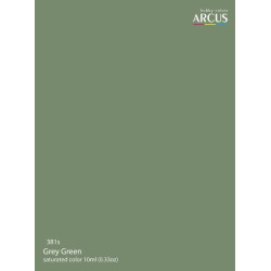 Arcus A381 Acrylic Paint Royal Air Force Grey Green Saturated Color