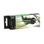 Arcus A1011 Acrylic paints set VVS Polikarpov's Fighters 6 colors in set
