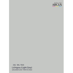 Arcus A256 Acrylic Paint Modern Luftwaffe Ral 7035 Light Grey Saturated Color