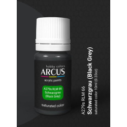Arcus A279 Acrylic Paint Rlm 66 Schwarzgrau Saturated Color