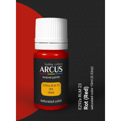 Arcus 292 Enamel Paint Luftwaffe Rlm 23 Rot Saturated Color