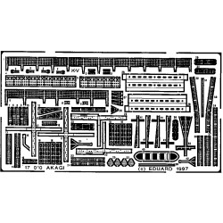 Eduard 17010 1/700 Akagi 1/700 Photo-Etched for Ships Photo etched set