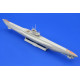Eduard 17024 1/350 U-Boat VIIC 0 Photo-Etched for Ships Photo etched set Eduard 17024 1/350 U-Boat VIIC 0 Photo-Etched for Ships Photo etched set