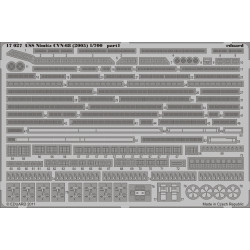 Eduard 17027 1/700 USS Nimitz CVN-68 (2005) 1/700 Photo-Etched for Ships Photo etched set