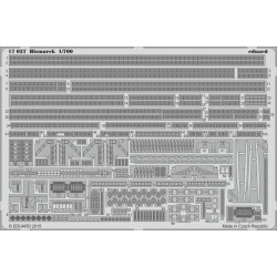 Eduard 17037 1/700 Bismarck 1/700 Photo-Etched for Ships Photo etched set