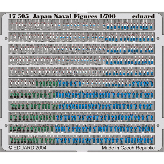 Eduard 17505 1/700 IJN Figures 1/700 Photo-Etched for Ships Photo etched set